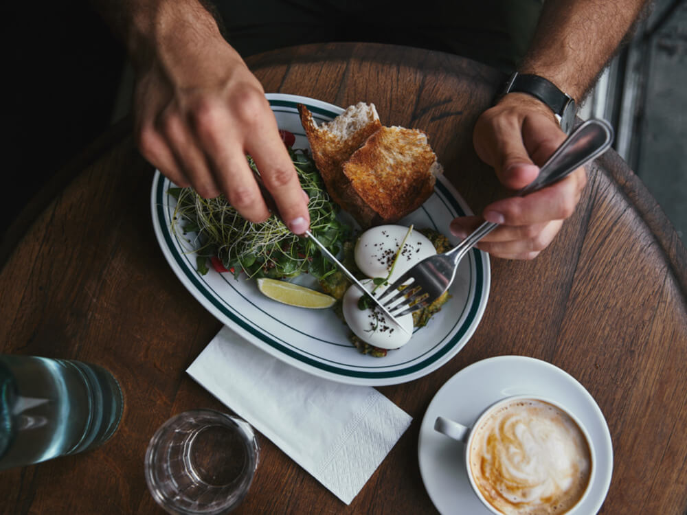 Coffee pairings with lunch