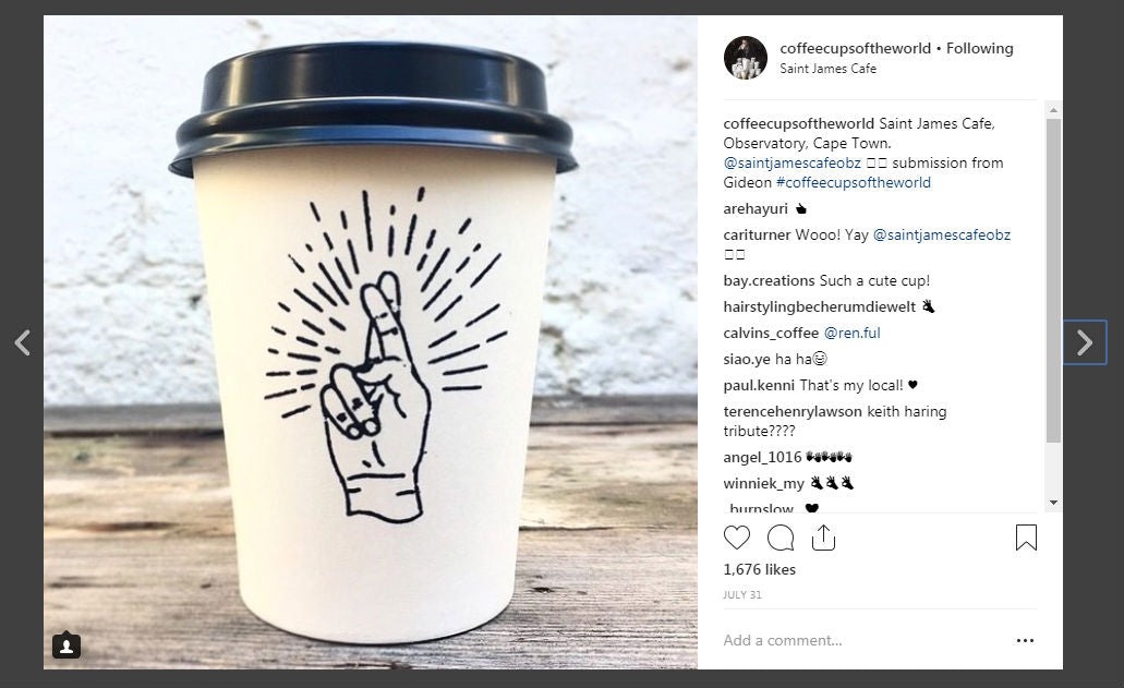 Coffee Cups of the World Instagram