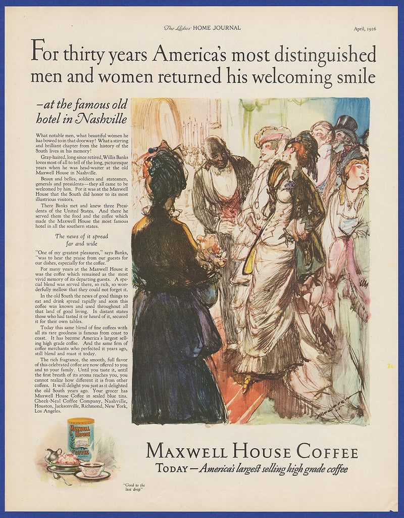 Maxwell House coffee from 1916