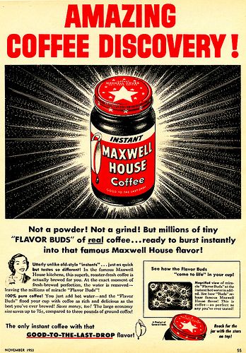 Maxwell House Coffee vintage ad