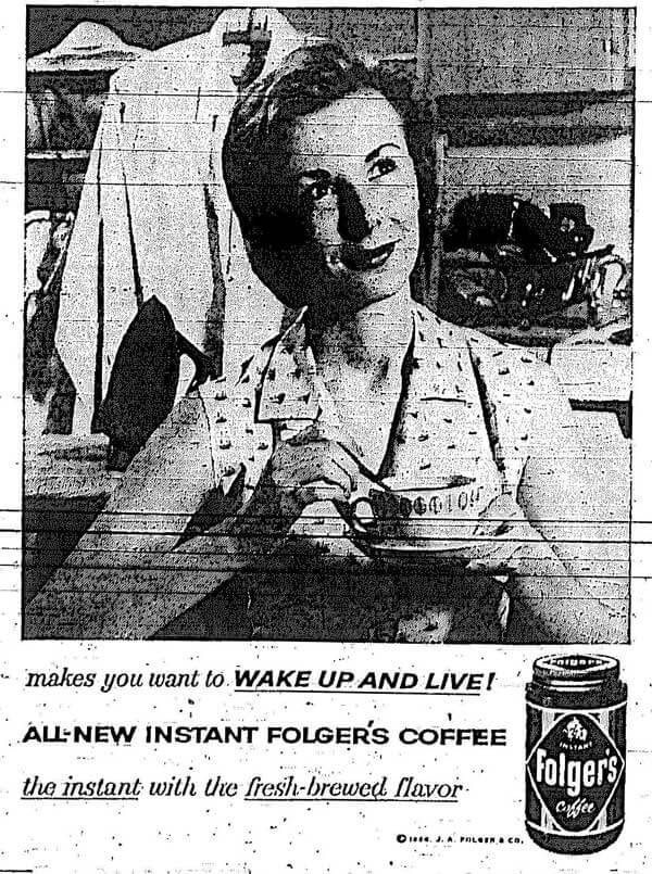 Folgers coffee ad