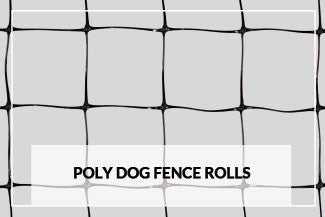 Poly dog fence rolls