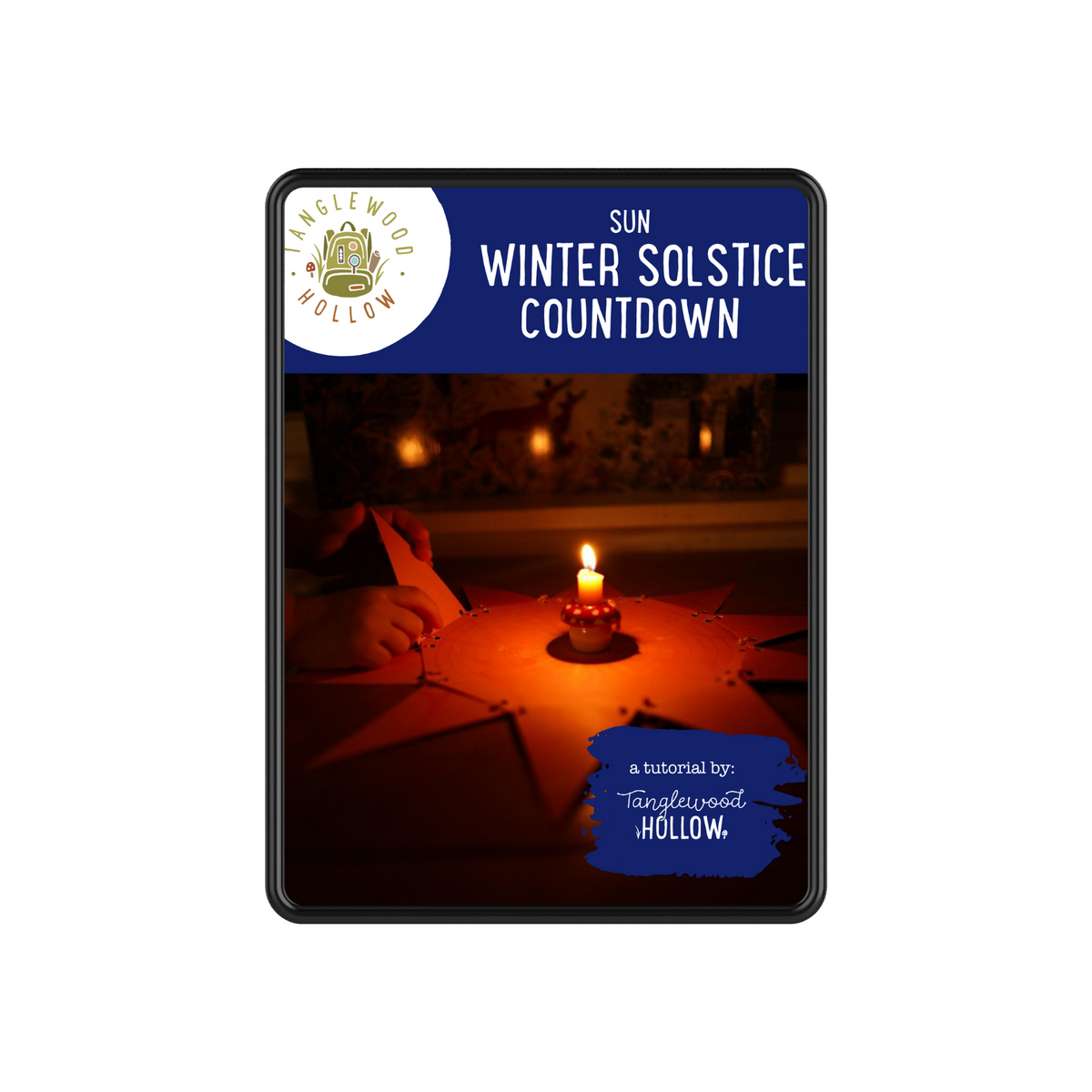 Printable Winter Solstice Countdown Tutorial Tanglewood Hollow