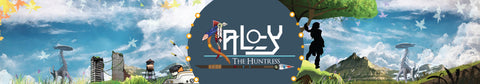 Aloy the Huntress scented candle label art by Happy Piranha.
