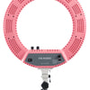 Pink Vanity Circle Ring Light Closeup
