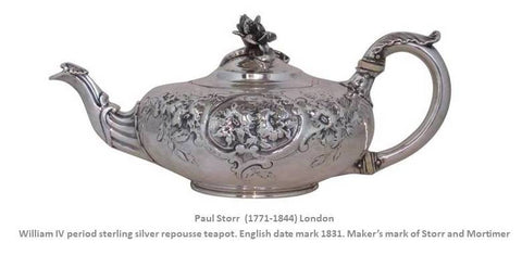 Paul Storr English Sterling Silver Regency Georgian Period William IV