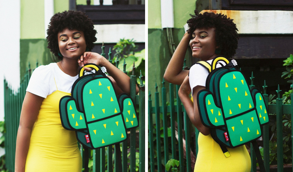 JumpFromPaper Cactus Cartoon Bag