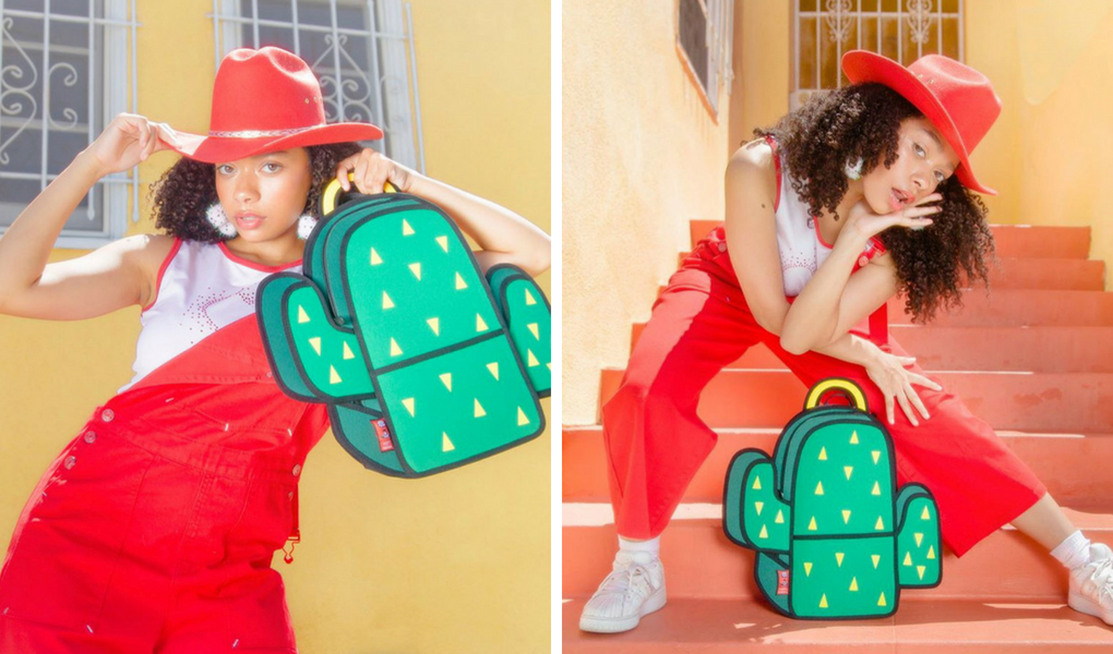 JumpFromPaper Cactus Cartoon Bag