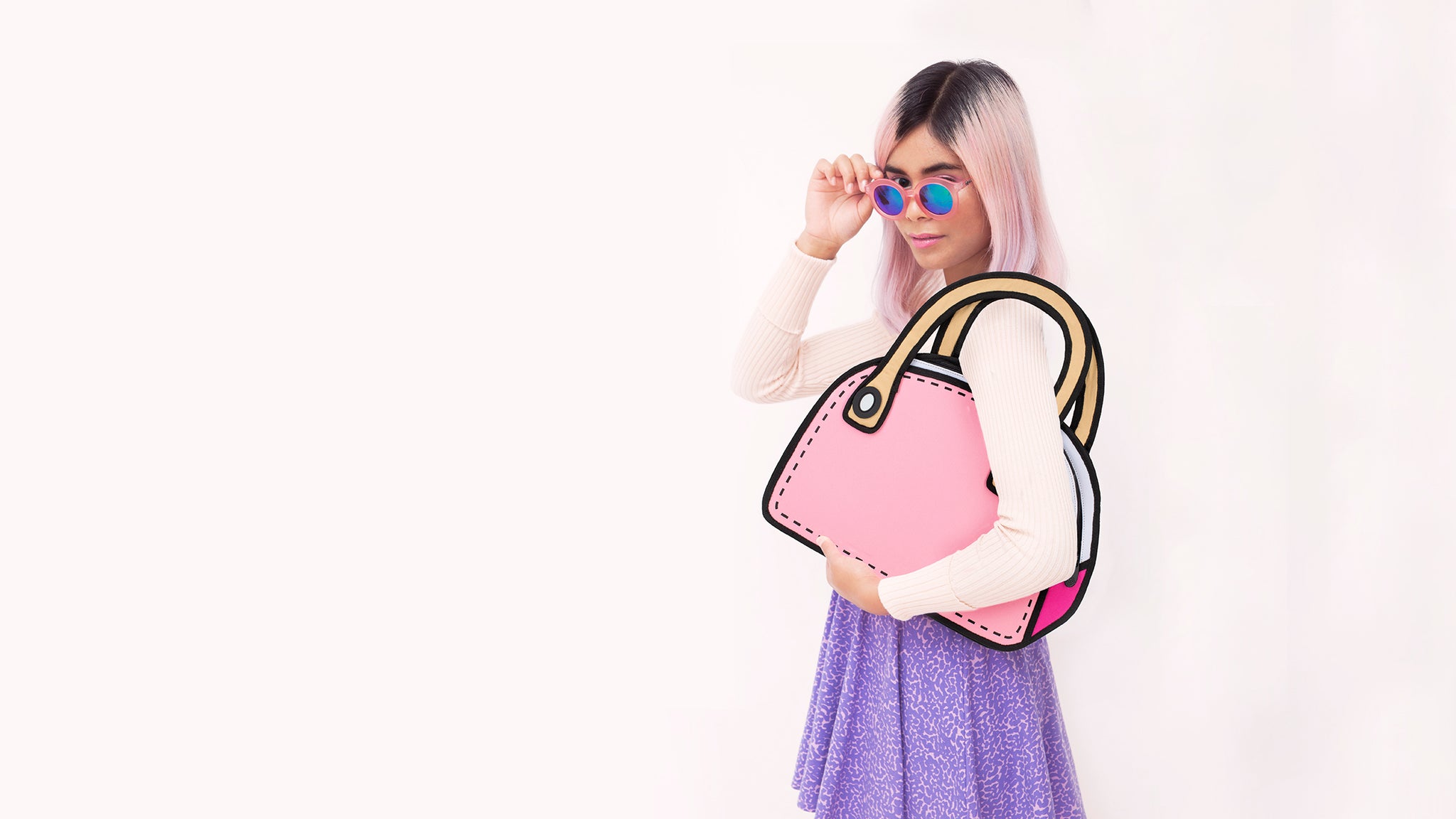 JumpFromPaper Cartoon Bag Pink Collection