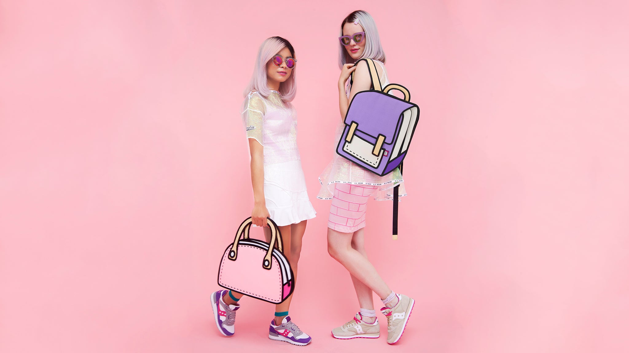 JumpFromPaper Cartoon Bag Pink Collection