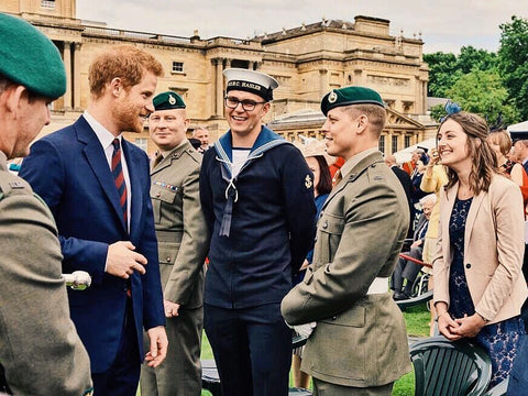 Alex Burrell meeting Prince Harry