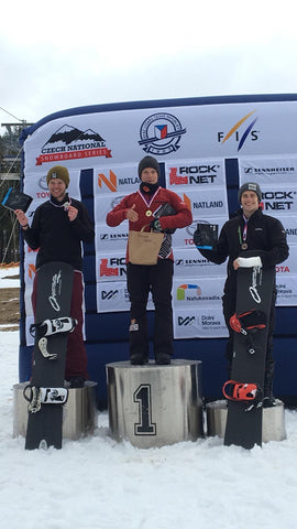 Alex Kennedy Snowboard Cross Athlete Podium