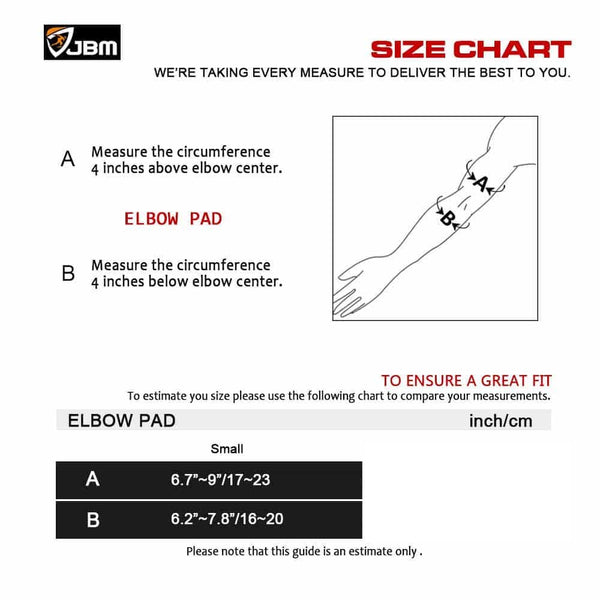 JBM AB237 Size Chart