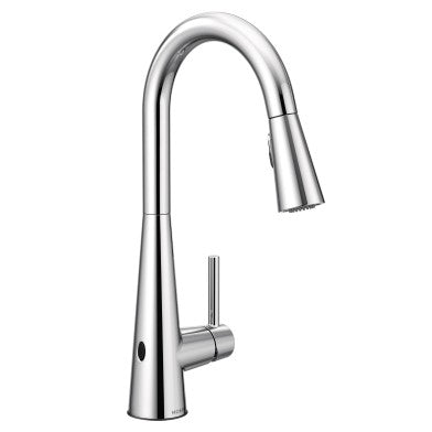 Moen Sleek One Handle High Arc Pull Down Kitchen Faucet With
