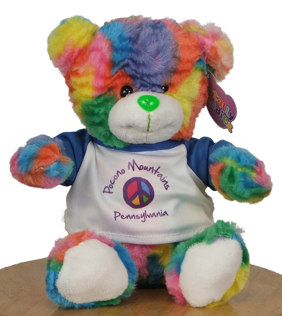 tie dye teddy bear