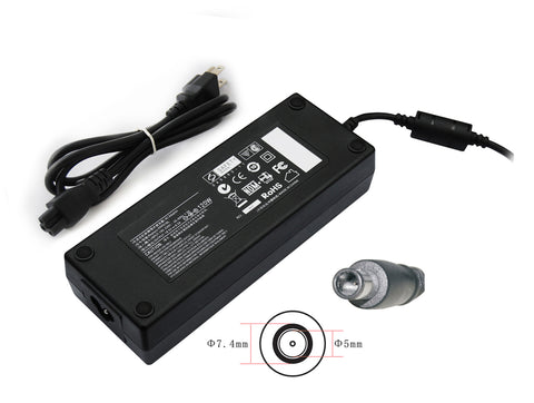 18.5V 6.5A 120W Laptop AC Adapter Power Charger For HP Pavilion dv6000 dv6600 dv6700 dv6800 dv6900 dv6t & US Power Supply Cord