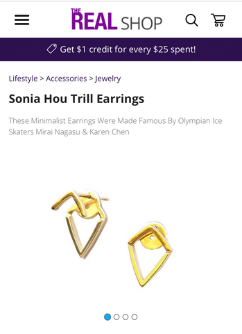 The Real Daytime Talk Show Featured TRILL earrings by SONIA HOU Jewelry