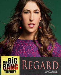 SONIA HOU Jewelry's celebrities / press exposure includes CBS' Big Bang Theory Actress Mayim Bialik Wearing Her ANGEL Earrings