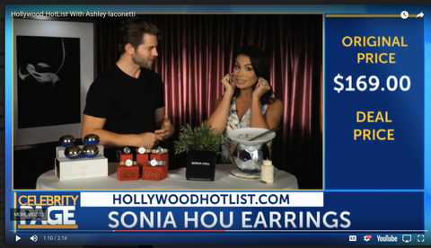 SONIA HOU Jewelry Designer markets her business on Celebrity Page TV cable show for free
