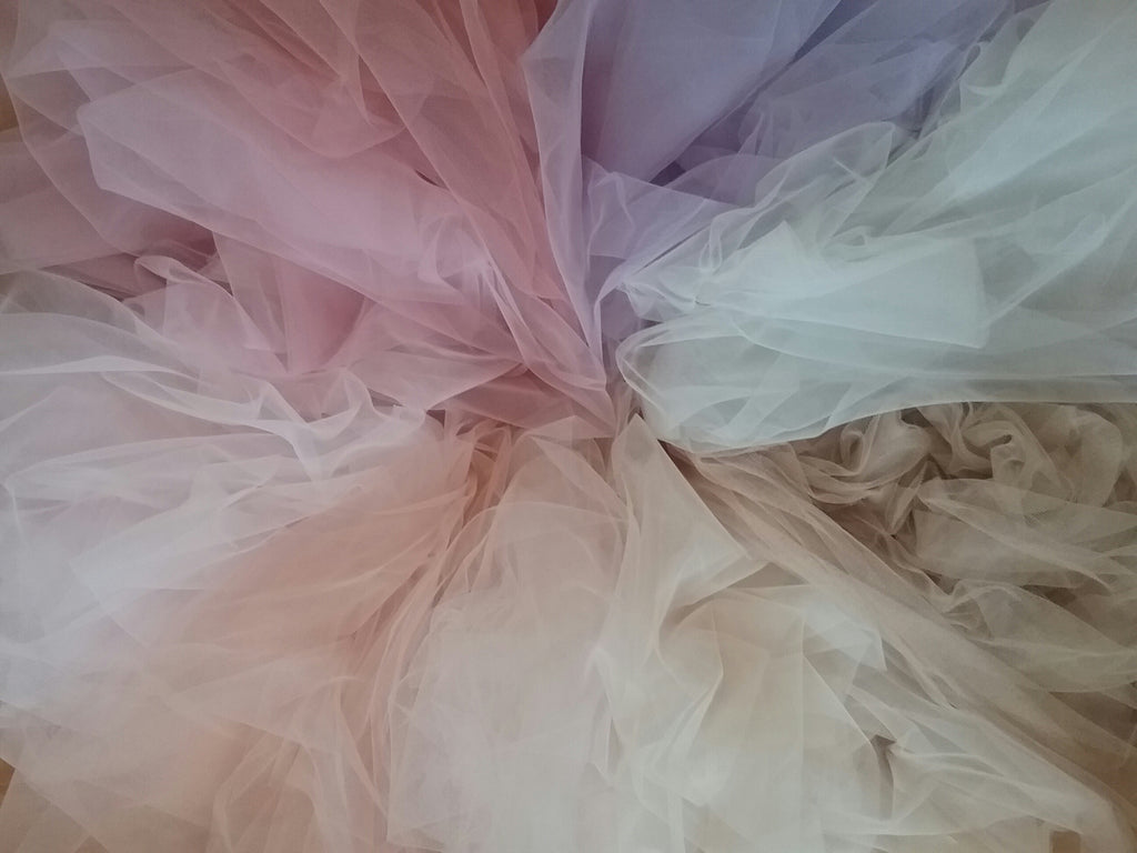 Colourful wedding veils by Blossom and Bluebird 