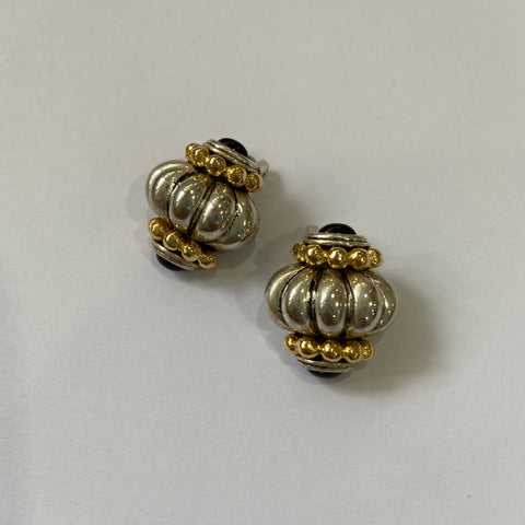 Charcoal Black Earrings