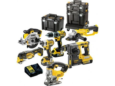 DeWalt DCK654P3T 18v XR Cordless 6 Piece Power Tool Kit includes 3x 5.0Ah Batteries - Zimtechtools