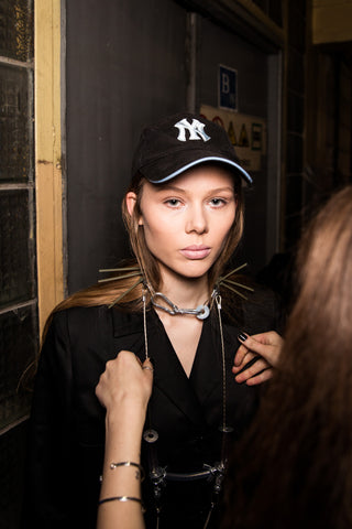 fashion show backstage