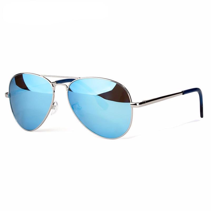 Blue Fashion Metal Pilotaviator Sunglasses For Men Summer Trend Fashi 