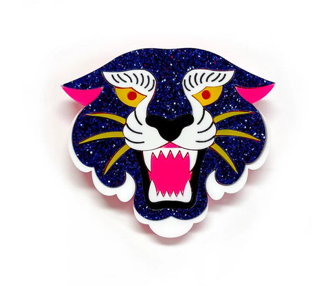 Wild At Heart Panther Brooch