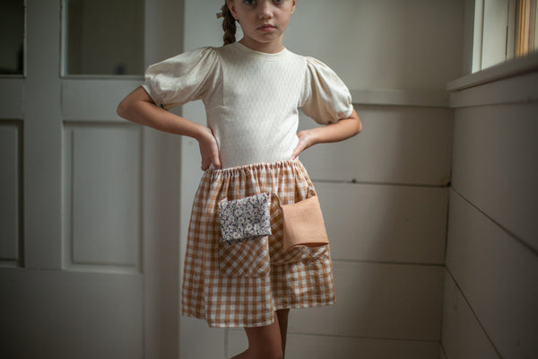 ディズニーコレクション soor ploom olive skort gingham ５Y - 通販