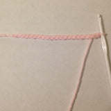 chain stitch pink