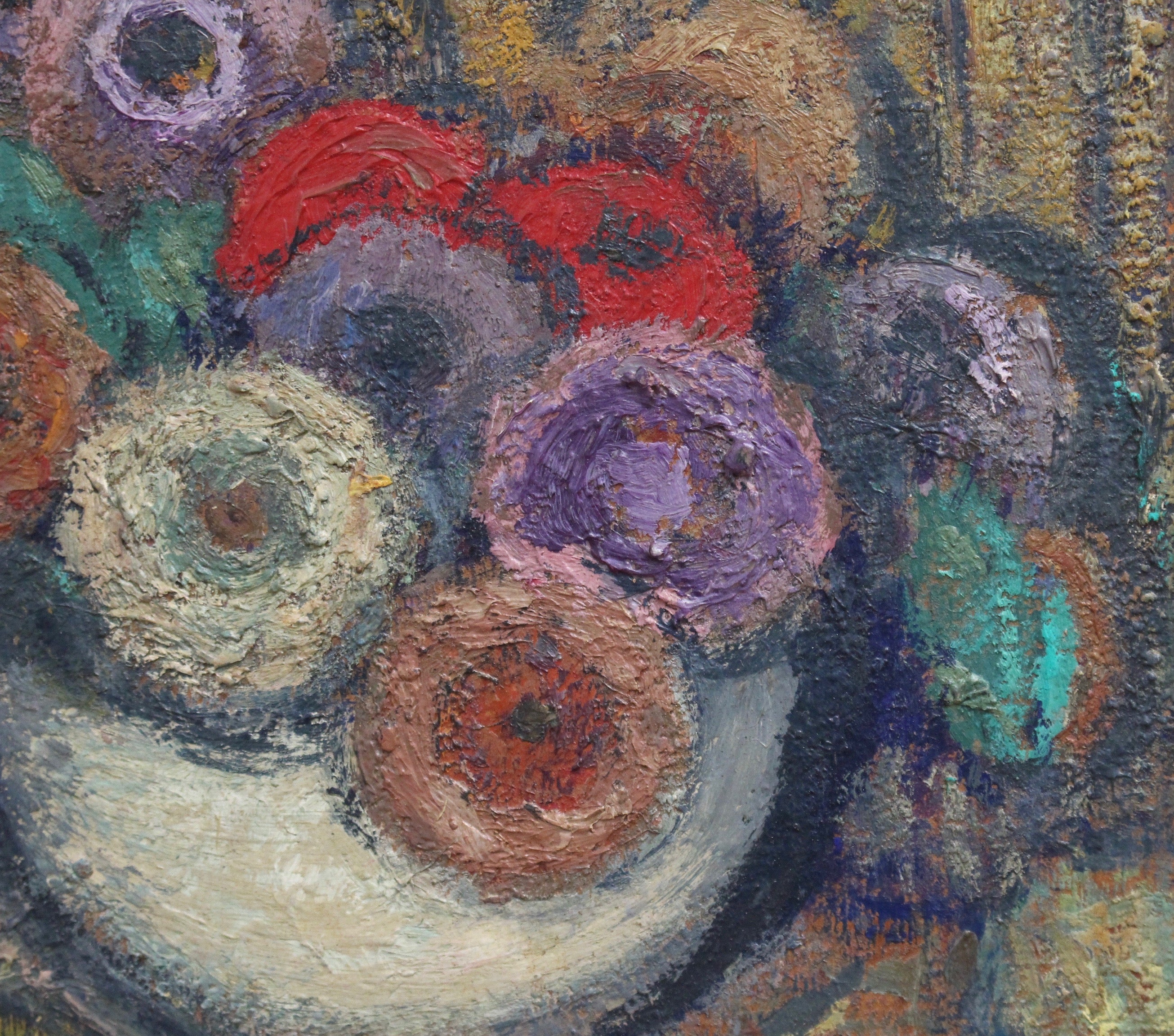 'Still Life with Fruit and Flowers' by Juliette Roche-Gleizes (circa 1930s)