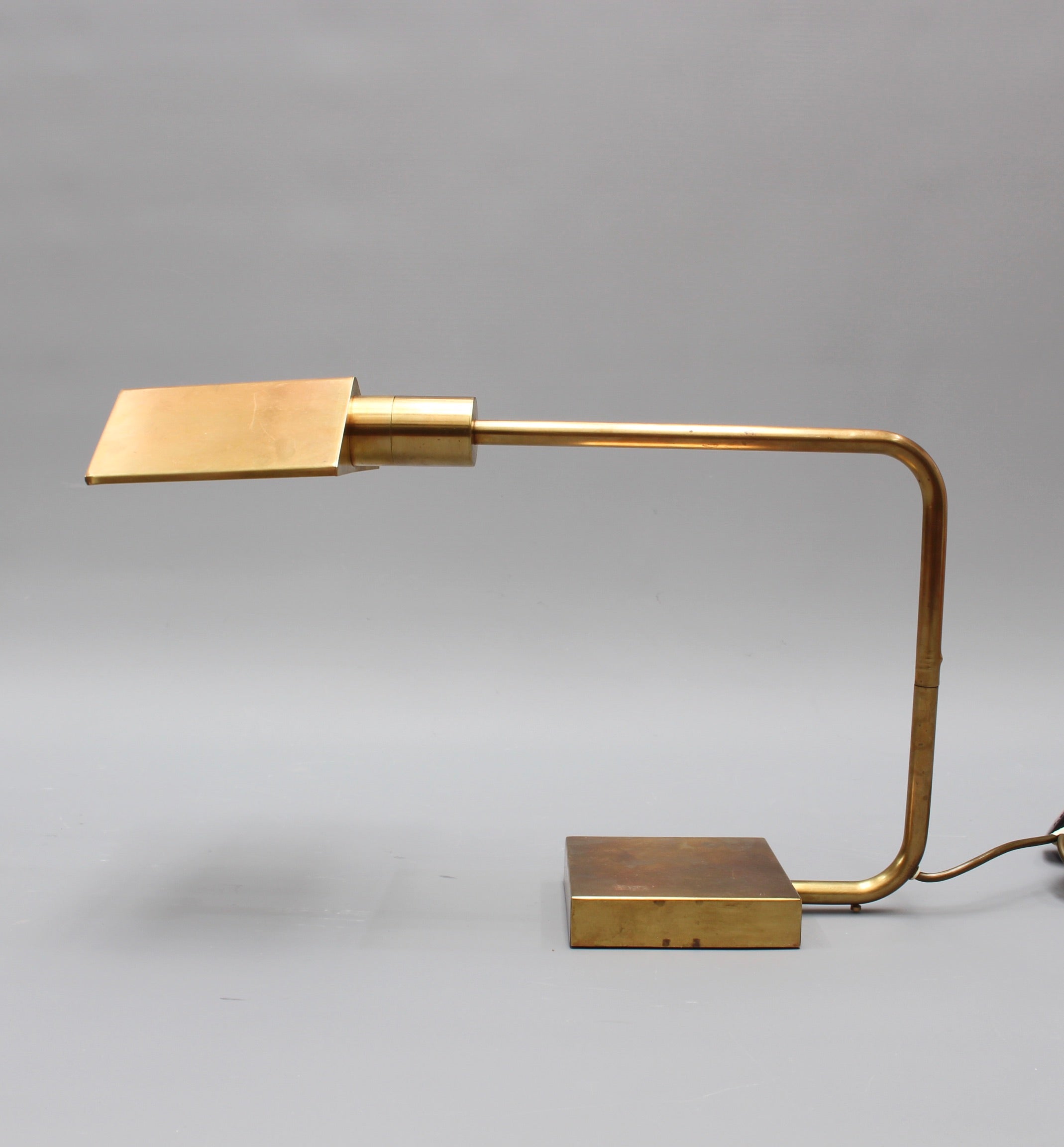 Italian Mid-Century Brass Desk Lamp (circa 1950s)