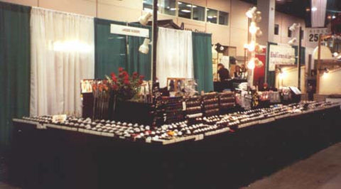 Our booth at a show