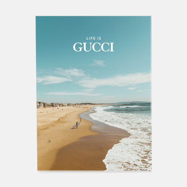 Life Is Gucci Print – Dormify