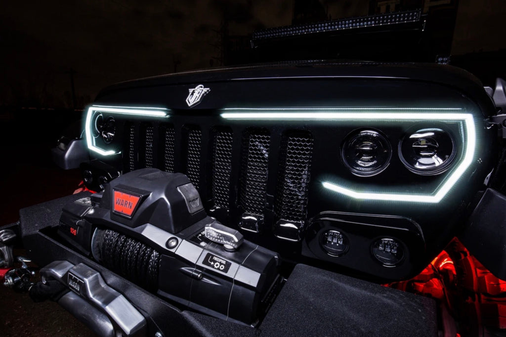 The Best Custom Jeep Grill: The Pro-Series Vector™ Grill for Wrangler –  ORACLE Lighting