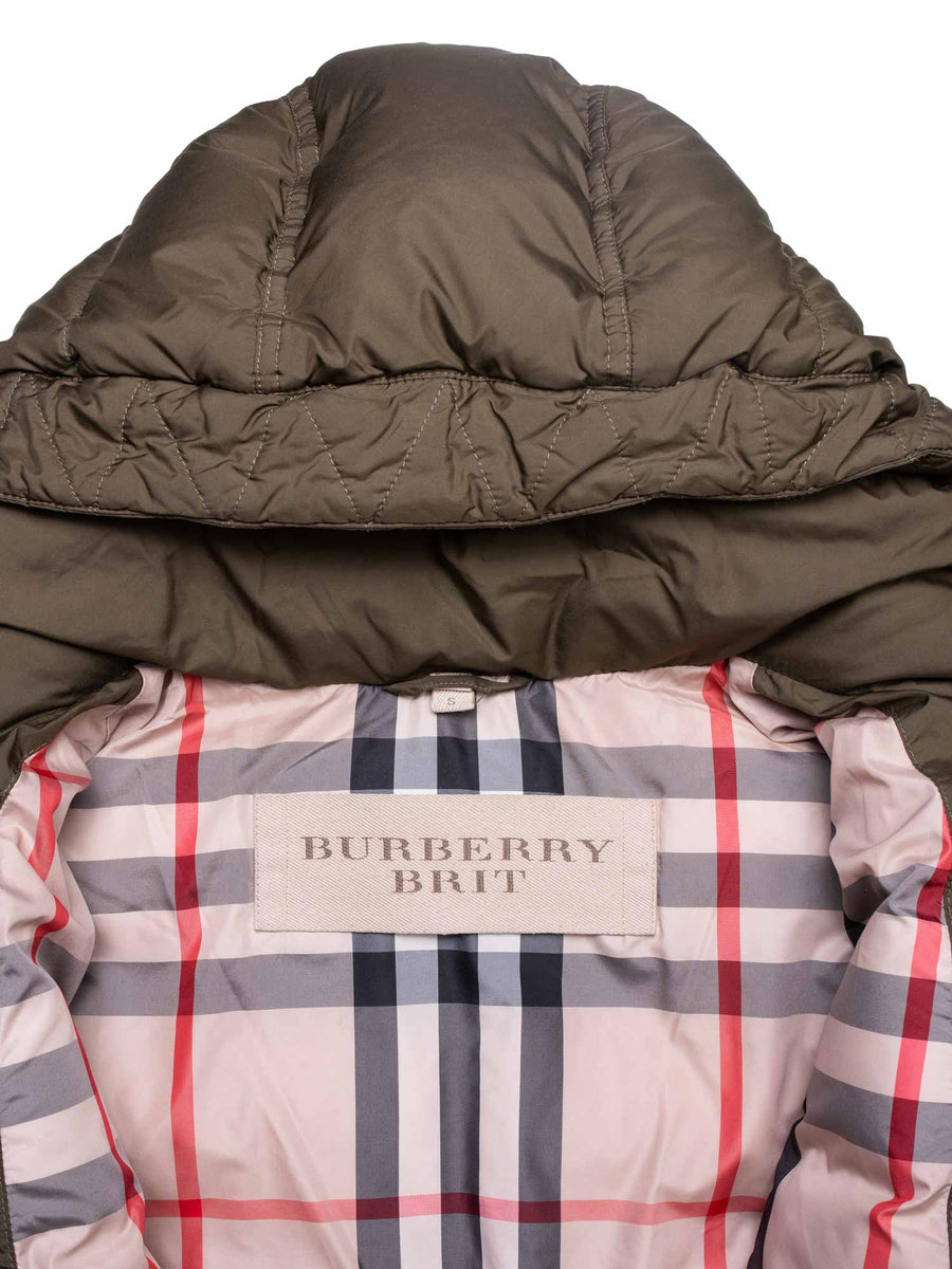 burberry brit down puffer coat