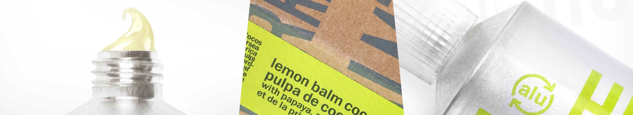 Hurraw! Lemon Balm Coconut Pulp BALMTOO body balm