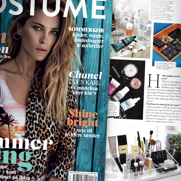 Hurraw! vegan cosmetics featured in COSTUME Magazine.