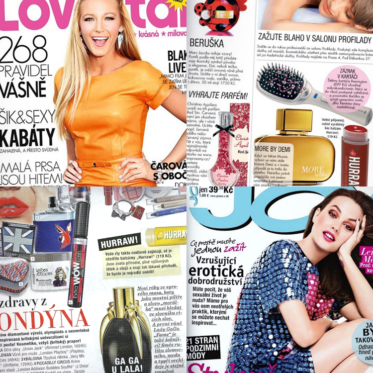 Hurraw! lip balms featured in British press.