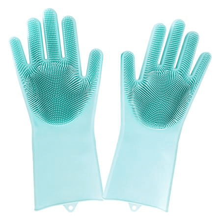 green dish gloves