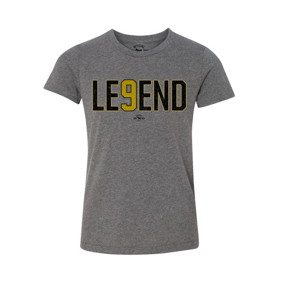 "Legend 9" Gray T-shirt Official Goat – officialgoatgear
