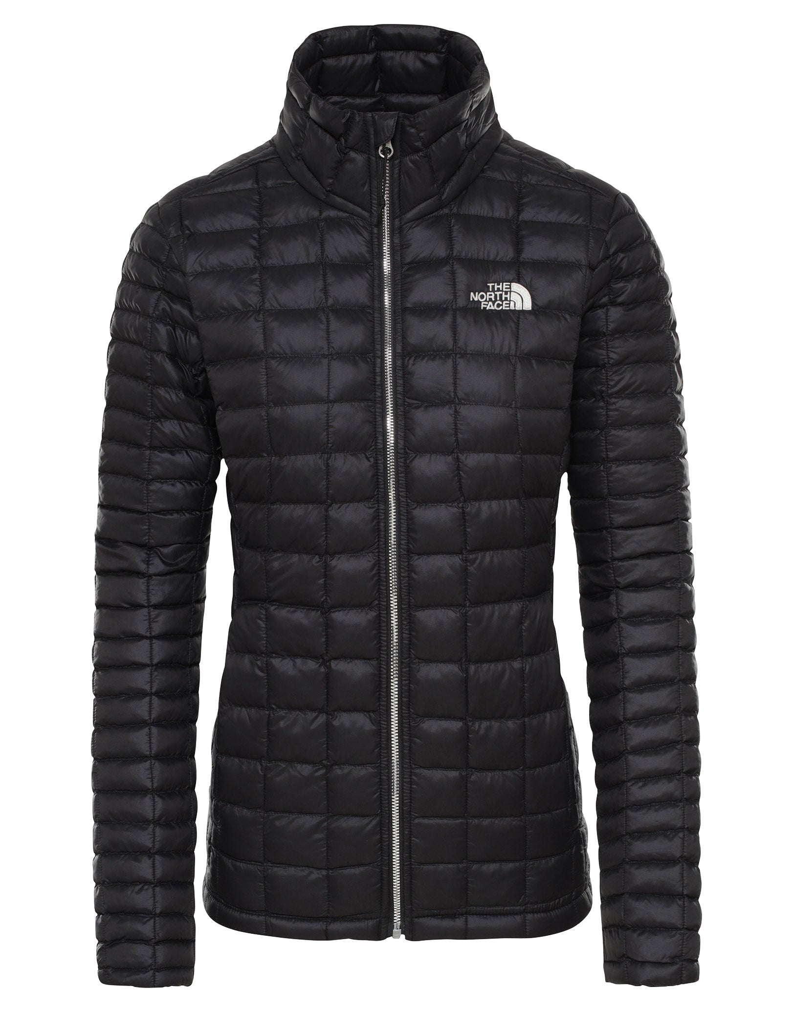 womens long black north face jacket