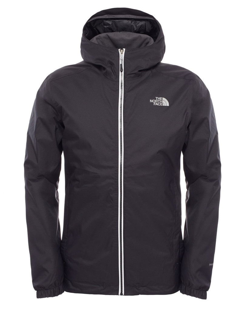 the north face quest insulated jacket in black