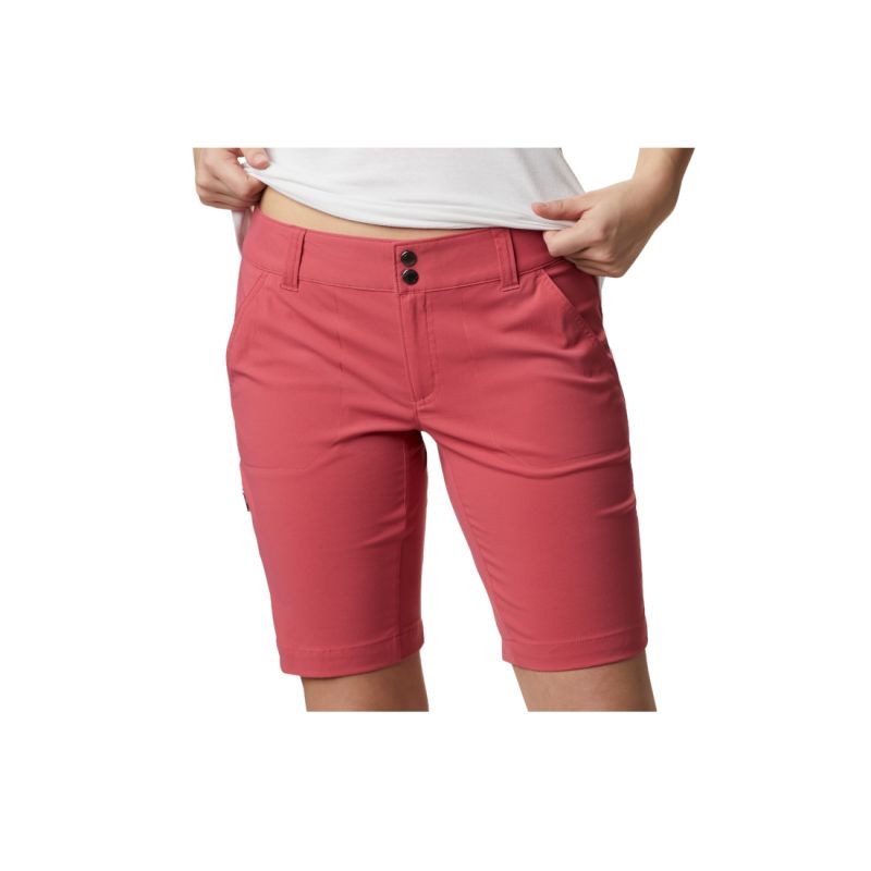 Columbia Womens Saturday Trail Shorts - Red | Simply Hike UK
