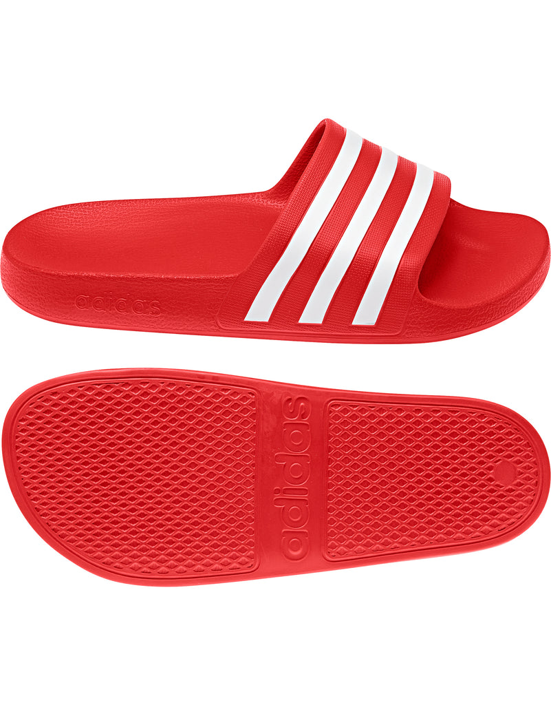 adilette aqua slides red