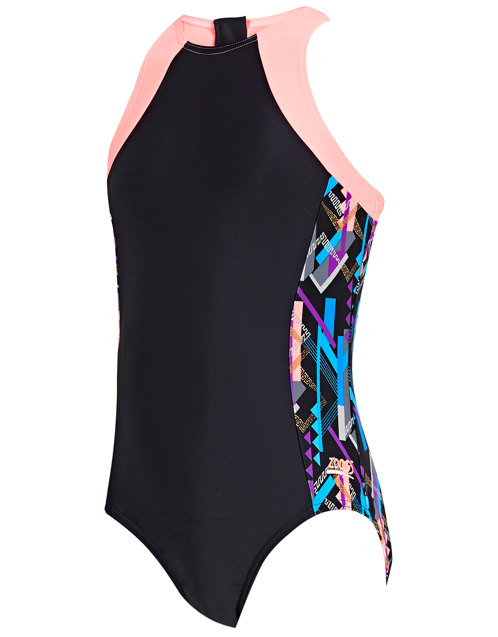 Zoggs Girls Shimmer Retro Swimsuit | Simply Swim UK