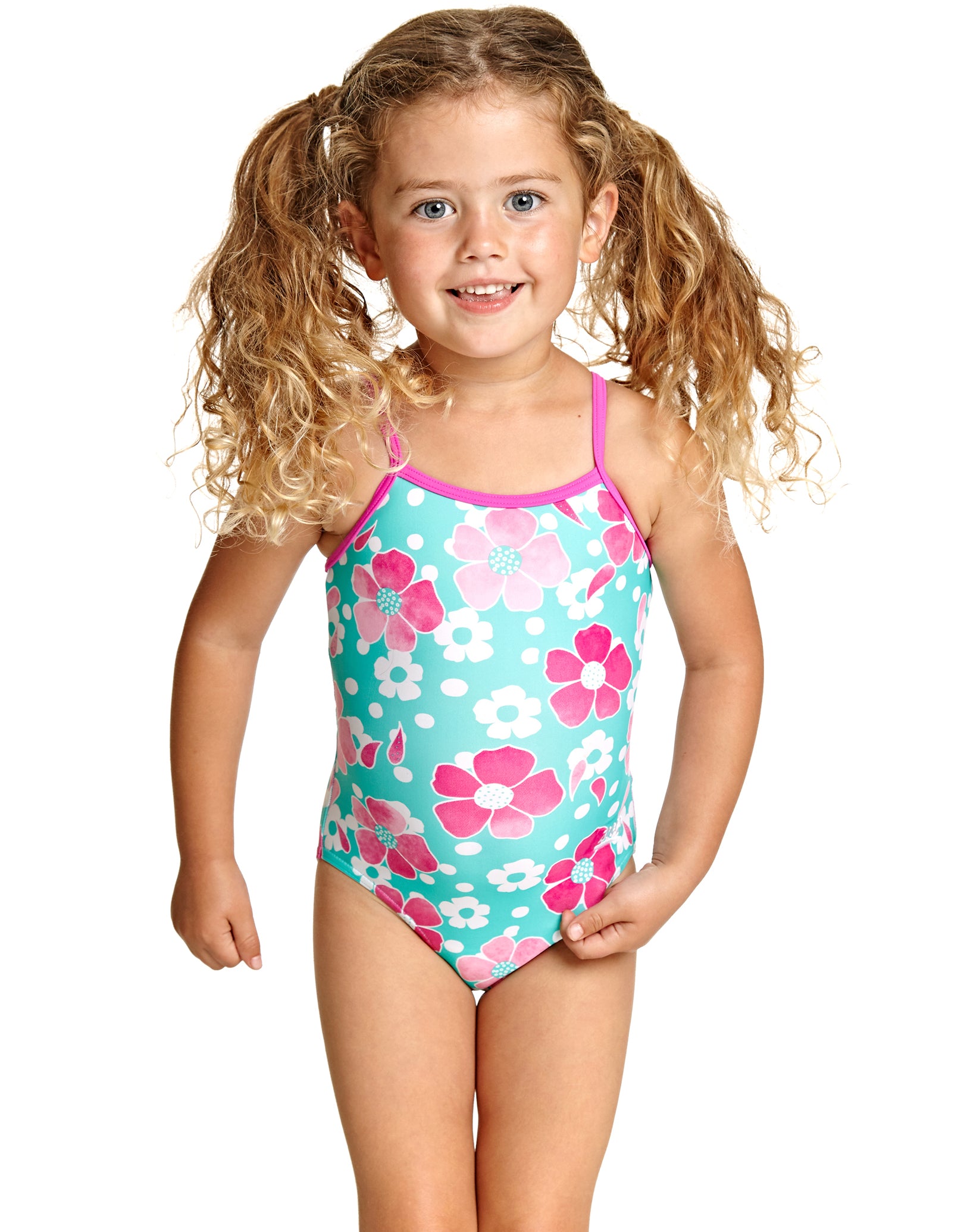 zoggs girls swimming costume