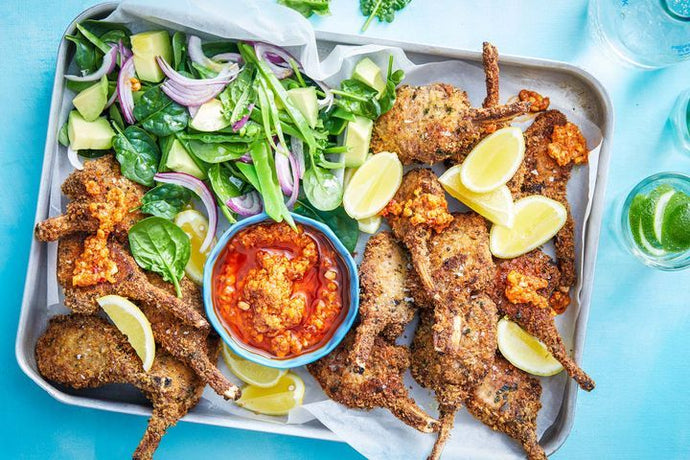 Magic Shake and Bake Lamb Cutlets