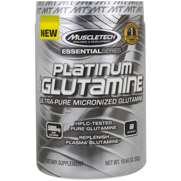 Muscletech, Platinum 100% Glutamine , 10.65 oz (302 g)